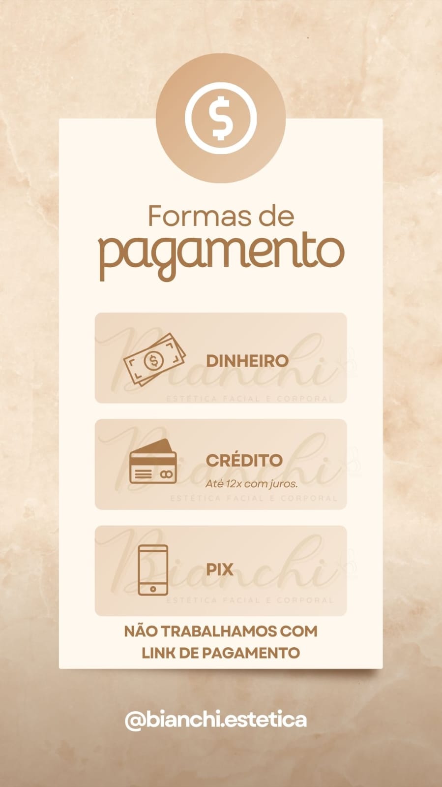Formas de Pagamento
